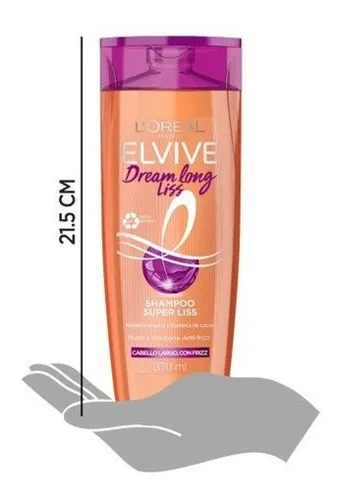 comprar  Elvive L'oréal Paris Shampoo Dream Long Liss Con Keratina