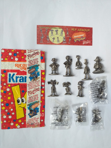 Colección Completa Figuras- Hey Arnold - Ricolino Sorpresa (Usado)