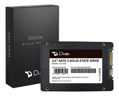 Disco Sólido Interno Ssd 240 Gb Duex Dx 240gbz Sata 6gb/s Hd