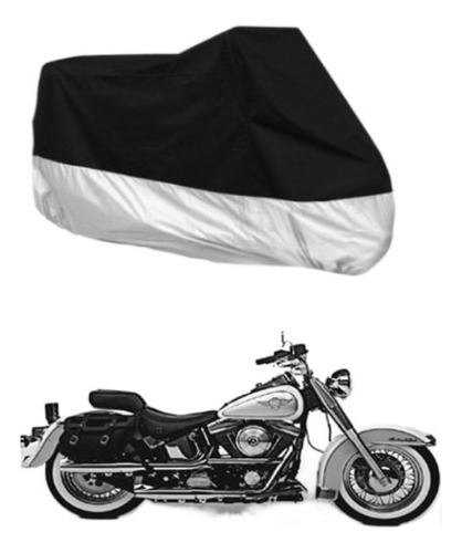 Funda Impermeable Para Harley Davidson Fat Boy Con Alforjas