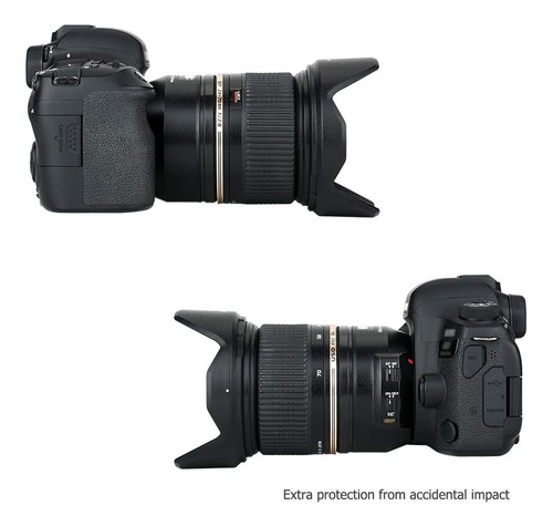 Jjc Shade De La Campana De Lente Reversible Para Tamron Sp O