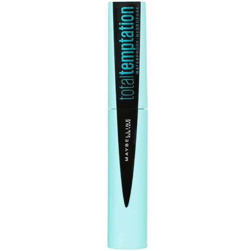 Imagen 6 de 8 de Máscara de pestañas Maybelline Total Temptation waterproof 0.3 fl oz color very black