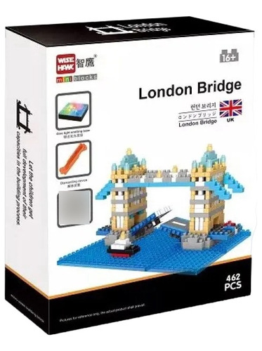 Puente De Londres Base Con Luz Nanoblocks Mini Bloques