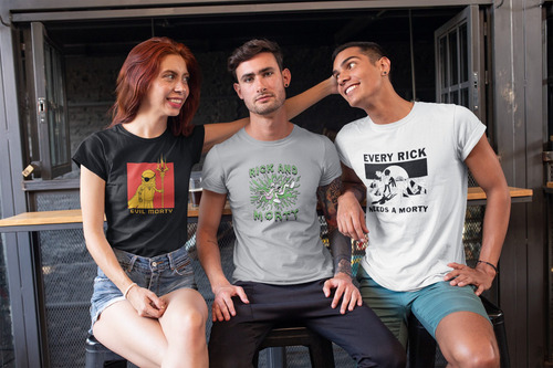 Playera De Mujer Rick And Morty Original Camiseta A10