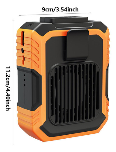 Ventilador Portátil Con Pinza Para La Cintura Ventilador De