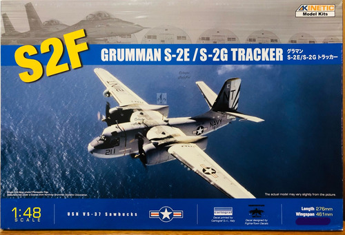 S-2f (s-2e/s-2g) Tracker Kinetic 48024 1/48 + Decalques Fab*
