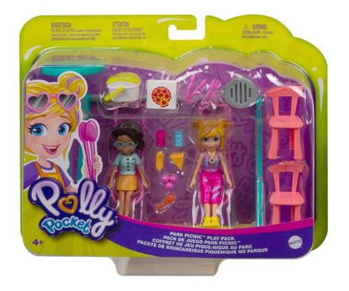 Polly Pocket Muñeca Modelo Pack De Juego Park Picnic