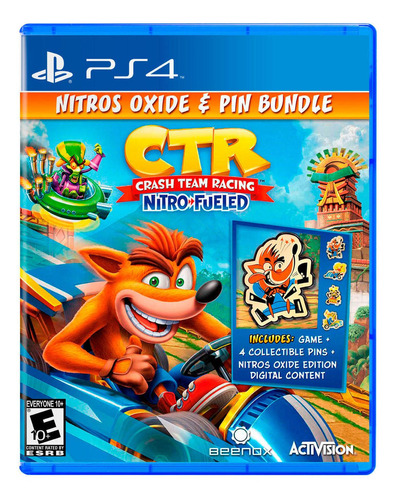 Crash Team Racing Nitro Oxide + Pin Bundle Playstation 4