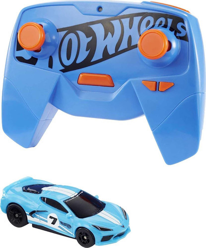 Automóvil De Juguete Rc Hot Wheels Corvette C8, 1:64 [u]