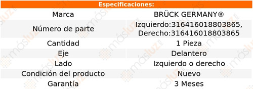 1_ Rótula Del Izq O Der P/ Nissan Note L4 1.6l 13/19 Bruck
