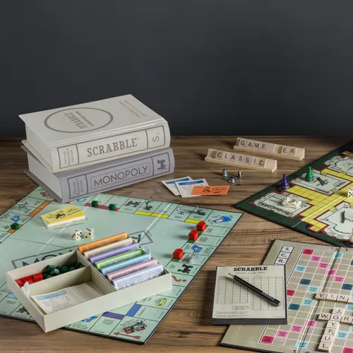 Ws Game Company Colección De 15 Juegos De Mesa Para Estant.