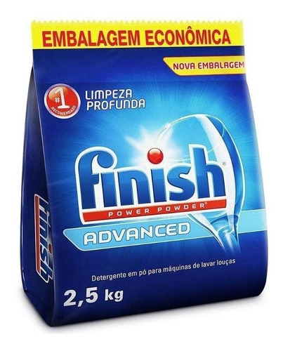 Detergente Para Lava Louças Em Pó Finish 2,5kg