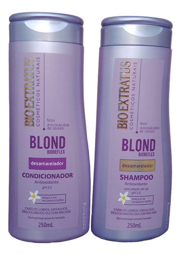 Kit 1 Shampoo 1 Cond. Desamarelador Blond Bioreflex 250 Ml