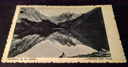 Postal Laguna Del Inca Del Album Chile Al Día 1916