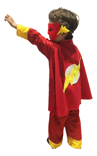 Disfraz Flash Super Heroes. Liga De La Justicia. Niños