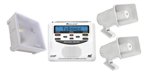Alerta Sismica, Amplificador 60 W, Con Bateria