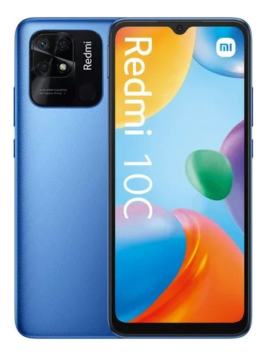 Imagen 6 de 8 de Celular Xiaomi Redmi 10c 128/4gb Azul Accesorio De Regalo