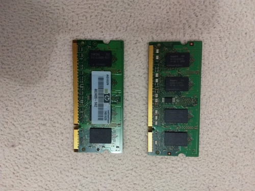 Memória Ddr2 1gb Para Notebook (2x1gb)