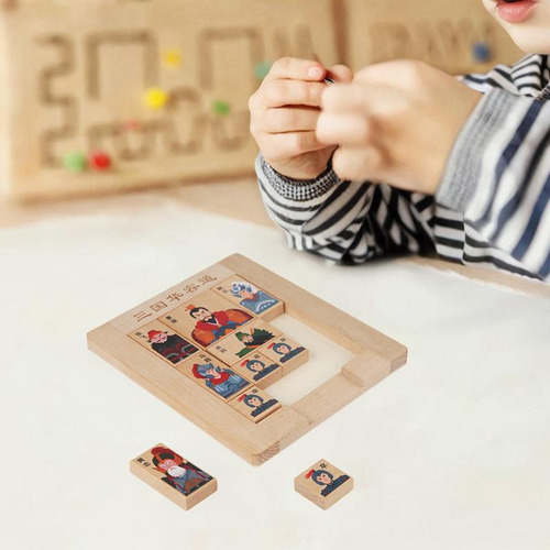 Juego Sliding Block Intelligence Brain Toy Fun Klotski