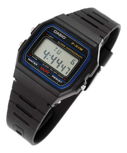 Reloj De Pulsera Casio Digital Collection F-91w Unisex