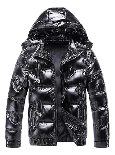 Chaqueta De Algodón Reflectante Con Capucha Brillante Z Coat