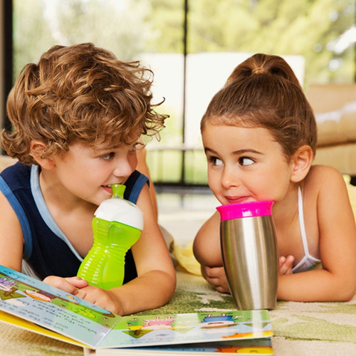 Imagem 3 de 7 de Copo 360 Munchkin Térmico Inox Miracle Cup +12m Envio 24h