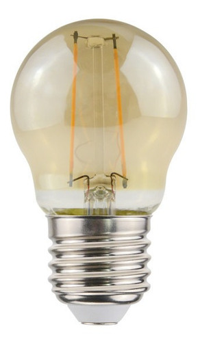 Imagen 1 de 4 de Lámp Led Osram Vintage Filam Gota Ambar 2.5w Luz Calida E27