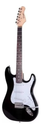 Outlet Guitarra Eléctrica Parquer Custom Stratocaster Negra (Reacondicionado)