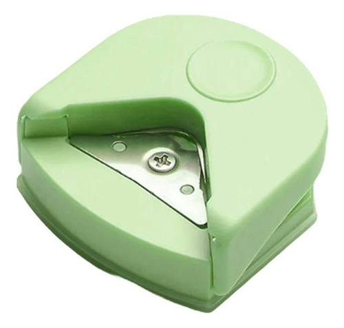 Mini Canteadeira Portátil Para Papel Raio De 5mm Verde