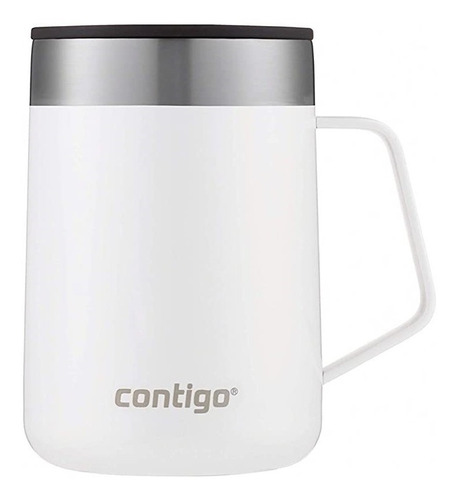 Copo Térmico Caneca C/ Alça E Tampa Aço Inox Contigo 414ml