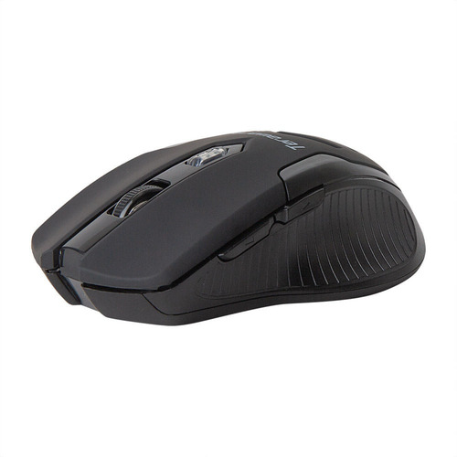 Imagen 3 de 4 de Mouse Inalámbrico Conexión Usb Color Negro Con 6 Botones