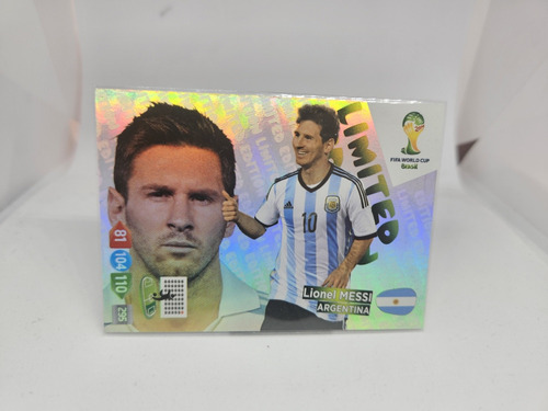 Messi Edicion Limitada Brasil 2014 Adrenalyn Panini Limited