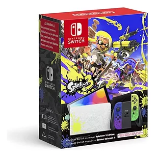 Nintendo Switch Oled 64gb Splatoon 3 Edition Especial Com Nota