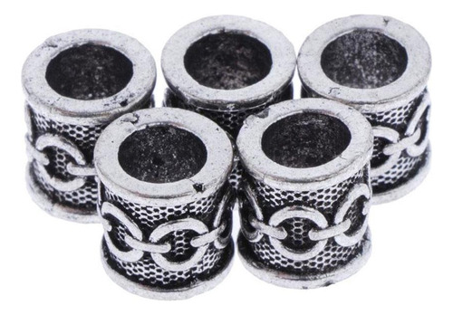 5pack Knot Charm Bead Nordic Colgante Barba De Cabellero