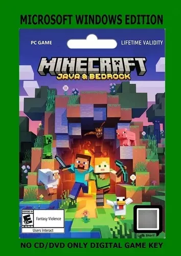 Minecraft Java & Bedrock Edition - PC Game (Digital)