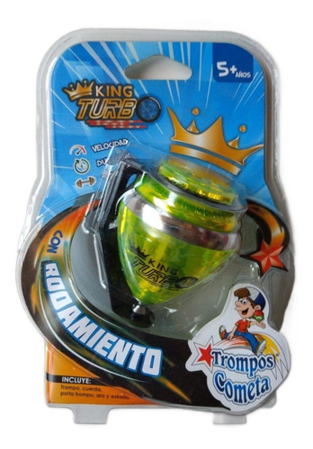 Trompo Cometa King Turbo - Con Rodamiento - 3 Piezas