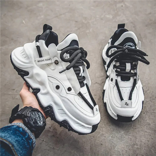 Zapatillas Deportivas Para Correr A La Moda Para Hombre, Zapatillas De Tabla Informales
