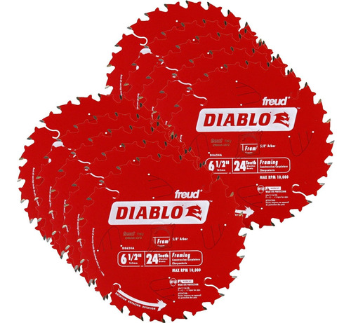 Disco Sierra Diablo  D0624a Ø165 24d E16 Madera [10]