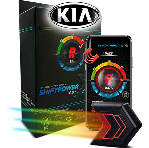 Módulo Pedal Acelerador Shiftpower Faaftech Bluetooth Kia
