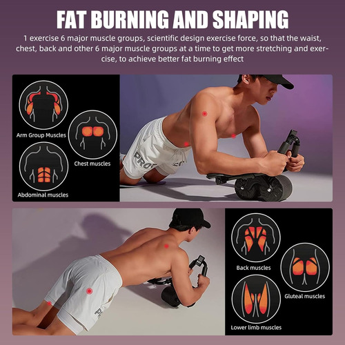 Rueda Ejercicio Abdominal Profesional Gimnasio Entrenamiento