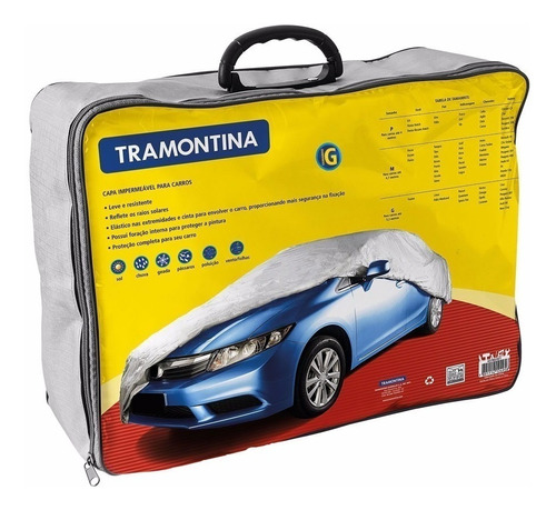 Capa Para Proteger Carros Da Chuva - Tamanho G - Tramontina