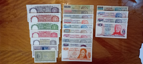 Billetes Argentinos Moneda Nacional, Peso Ley Y $ Arg. N667