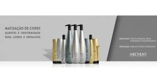 Shampoo Blond System Silver Aneethun Profissional - 300ml