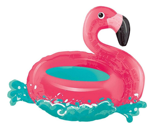 Globo Flamingo Flotando 92 X 84 Cm