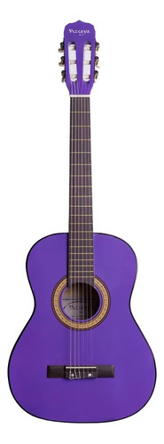 Guitarra Clásica Vizcaya Arcg34 3/4 - Color Violeta