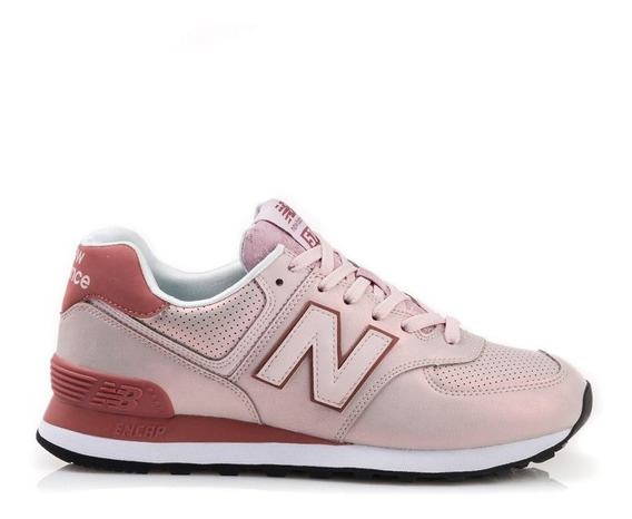 new balance rosa metalizado