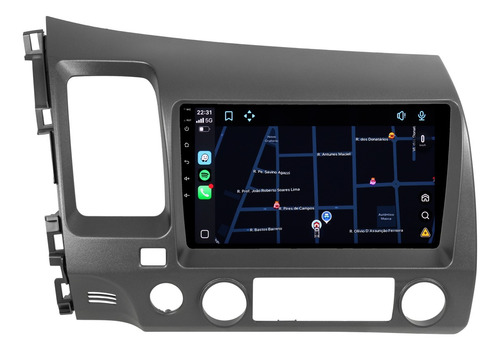 Multimidia Honda Civic G8 2007/2011 Android 14 4gb 64gb 9p