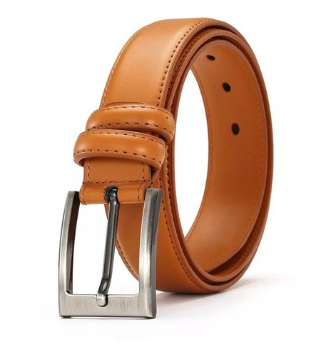 Cinturon Cuero Genuino Para Hombres Elegante + Caja Regalo