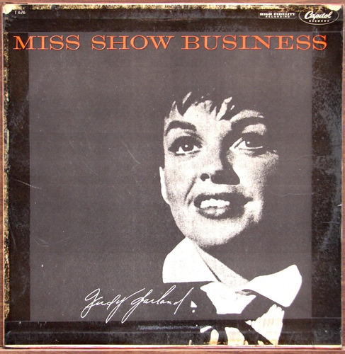 Judy Garland - Miss Revista Musical  - Lp Vinilo Año 1955 