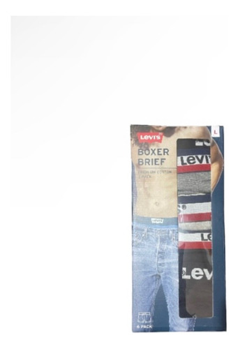 Boxer Levis Boxer Brief Premium Algodón 6 Pack